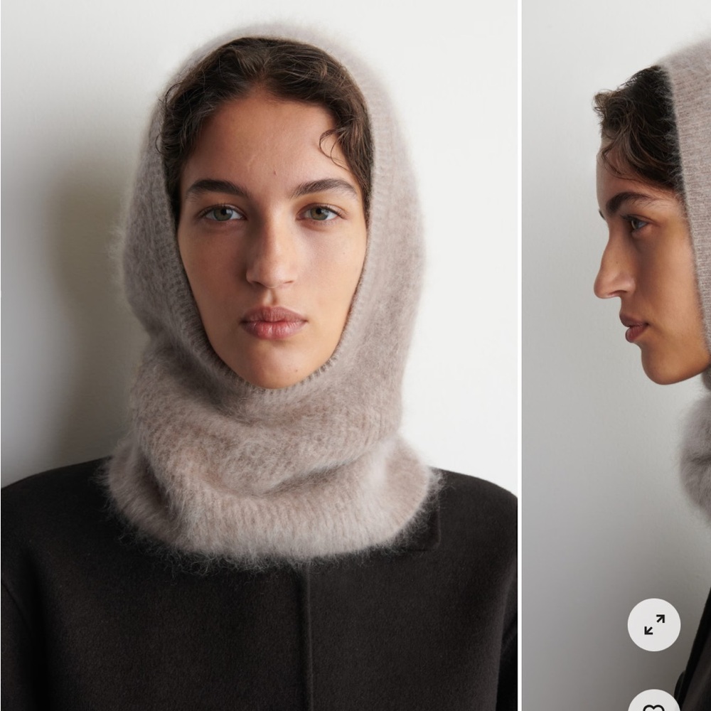 COS Brushed-Cashmere Balaclava